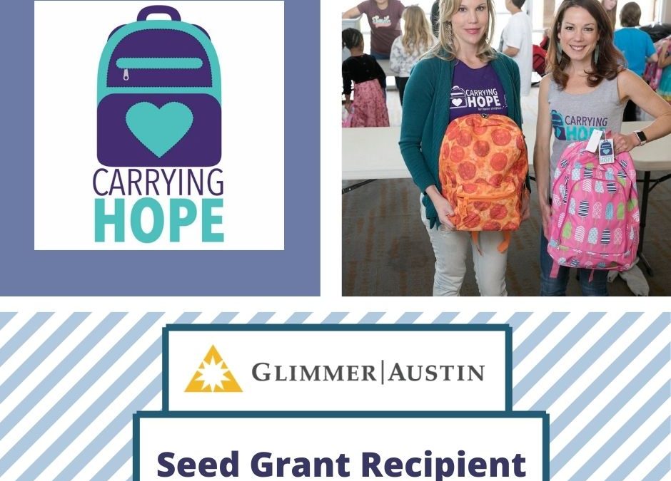 Carrying Hope is the grant recipient of a $10,000 Seed Grant