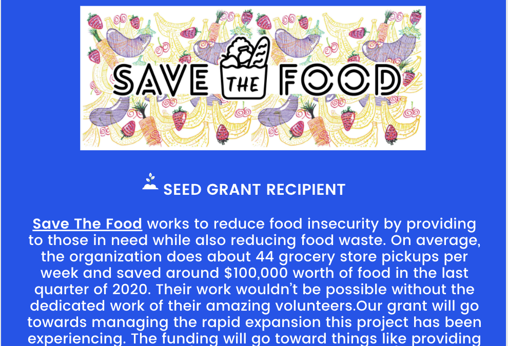 Save The Food Austin G|A seed grant recipient
