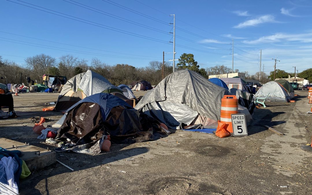 Glimmer|Austin at the Homeless Camp on 183