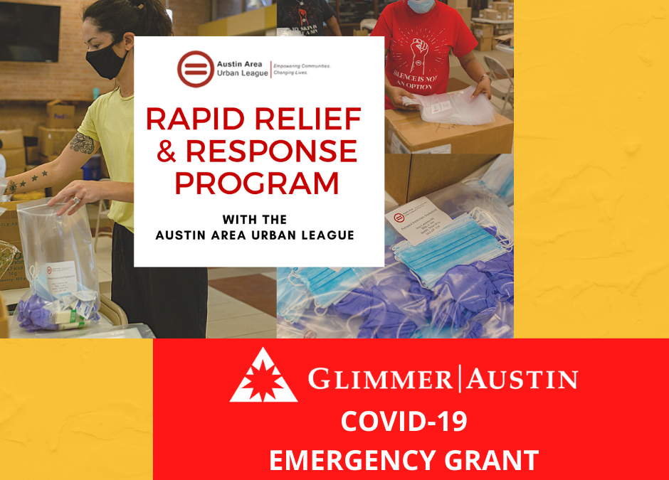 AUSTIN AREA URBAN LEAGUE IS THE RECIPIENT OF A $5000 COVID-19 EMERGENCY GRANT